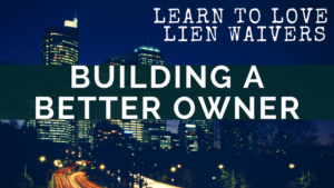 Building a better owner