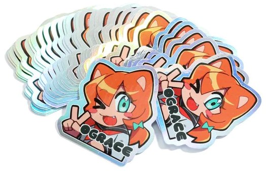 Holographic stickers